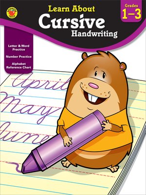 cover image of Cursive Handwriting, Grades 1 - 3